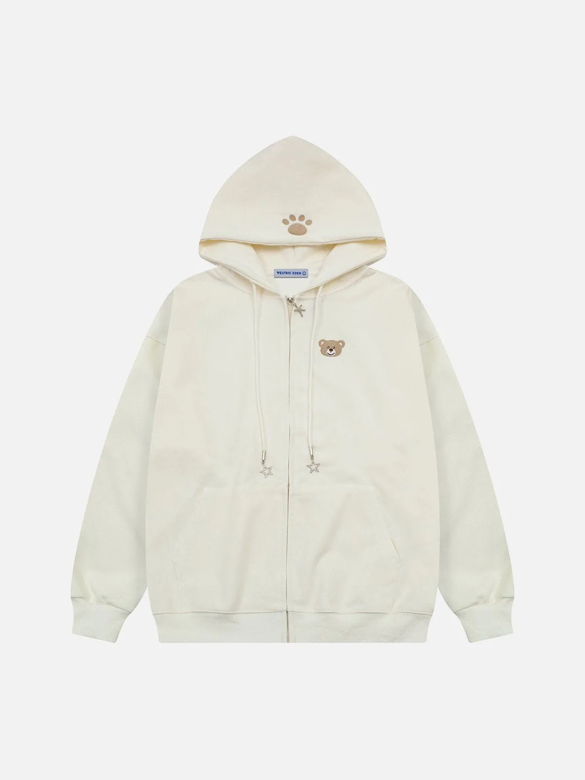 Aelfric Eden Cute Bear Bag Zip Up Hoodie