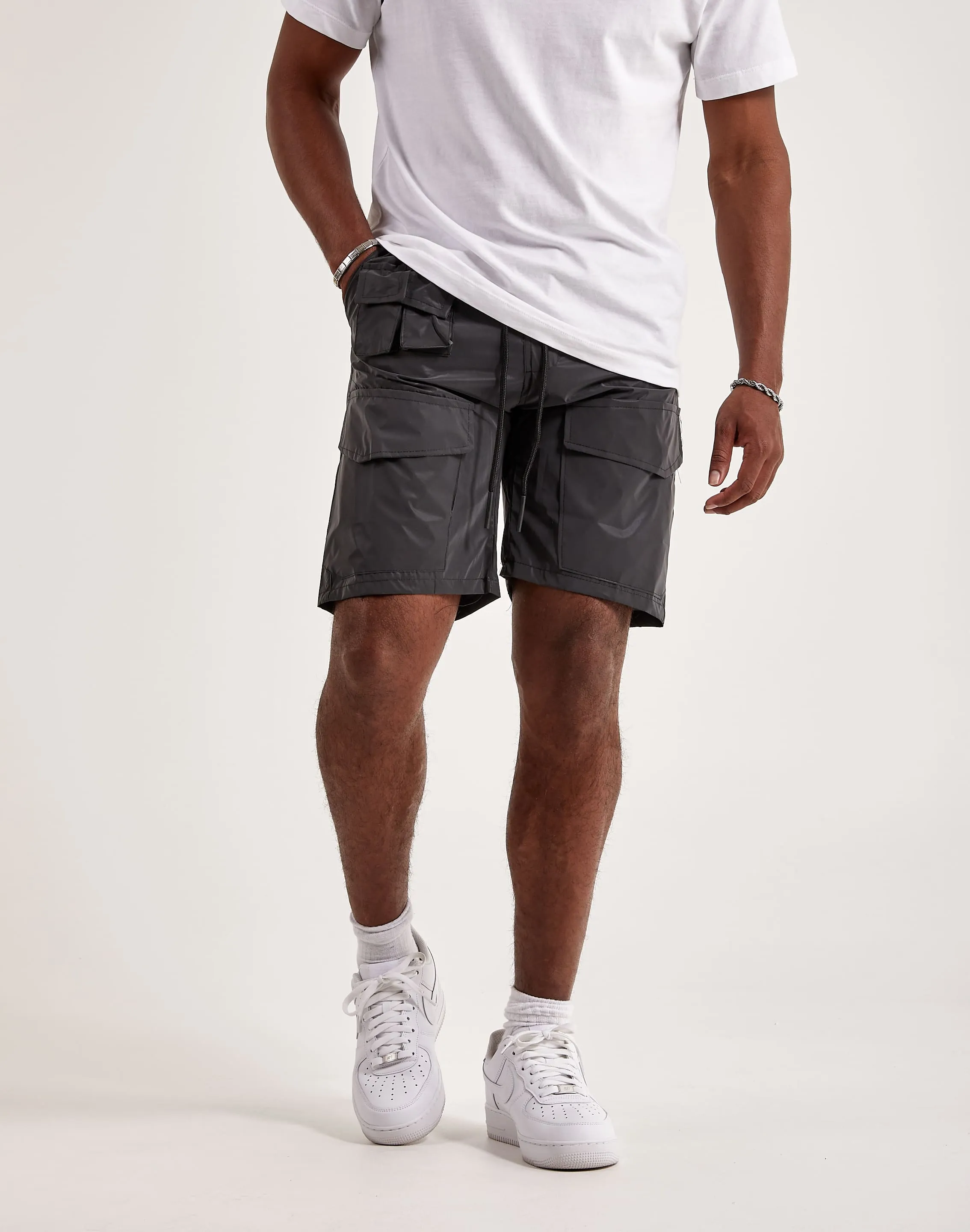 American Stitch 3M Reflective Nylon Shorts