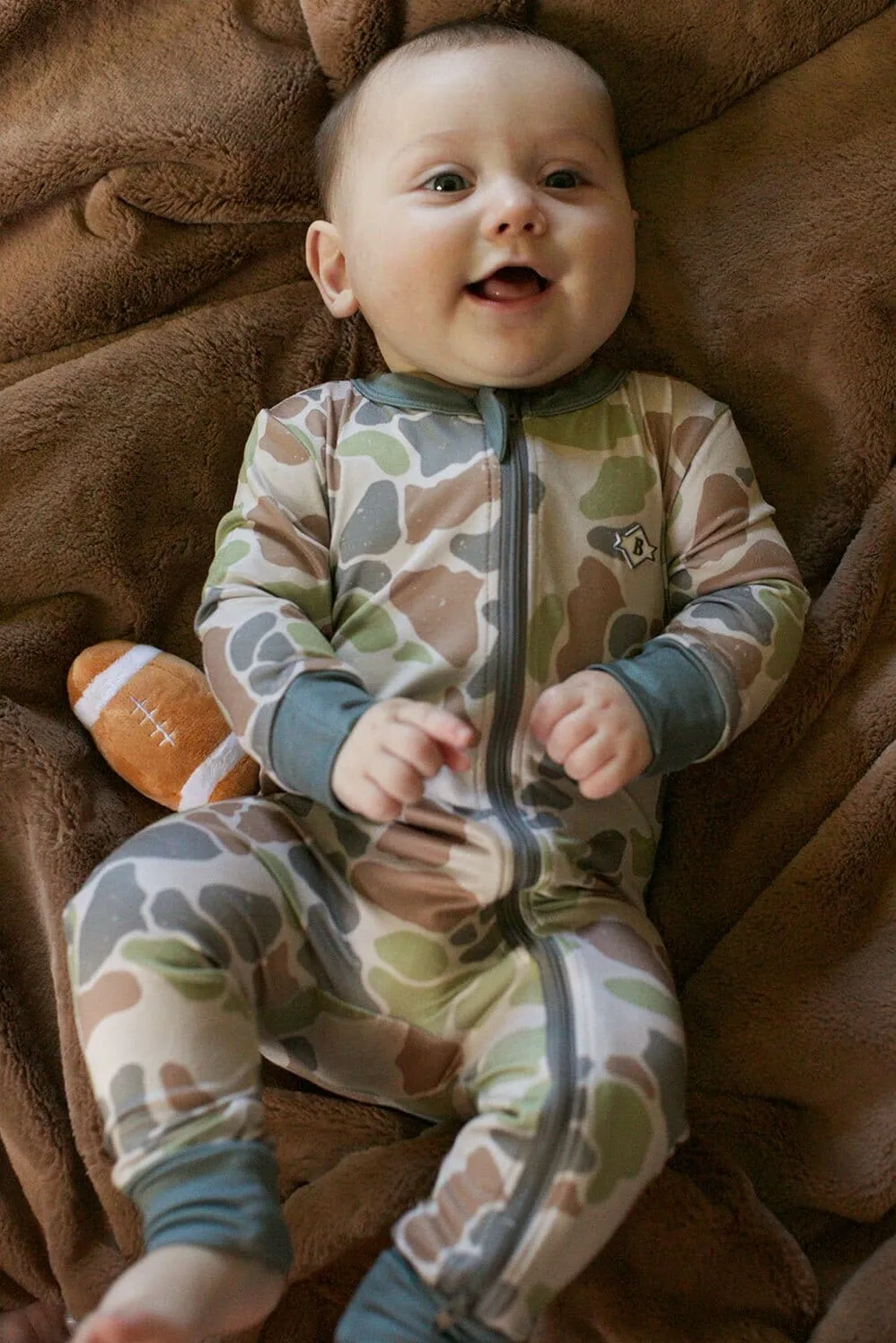 Baby Zip Up - Driftwood Camo