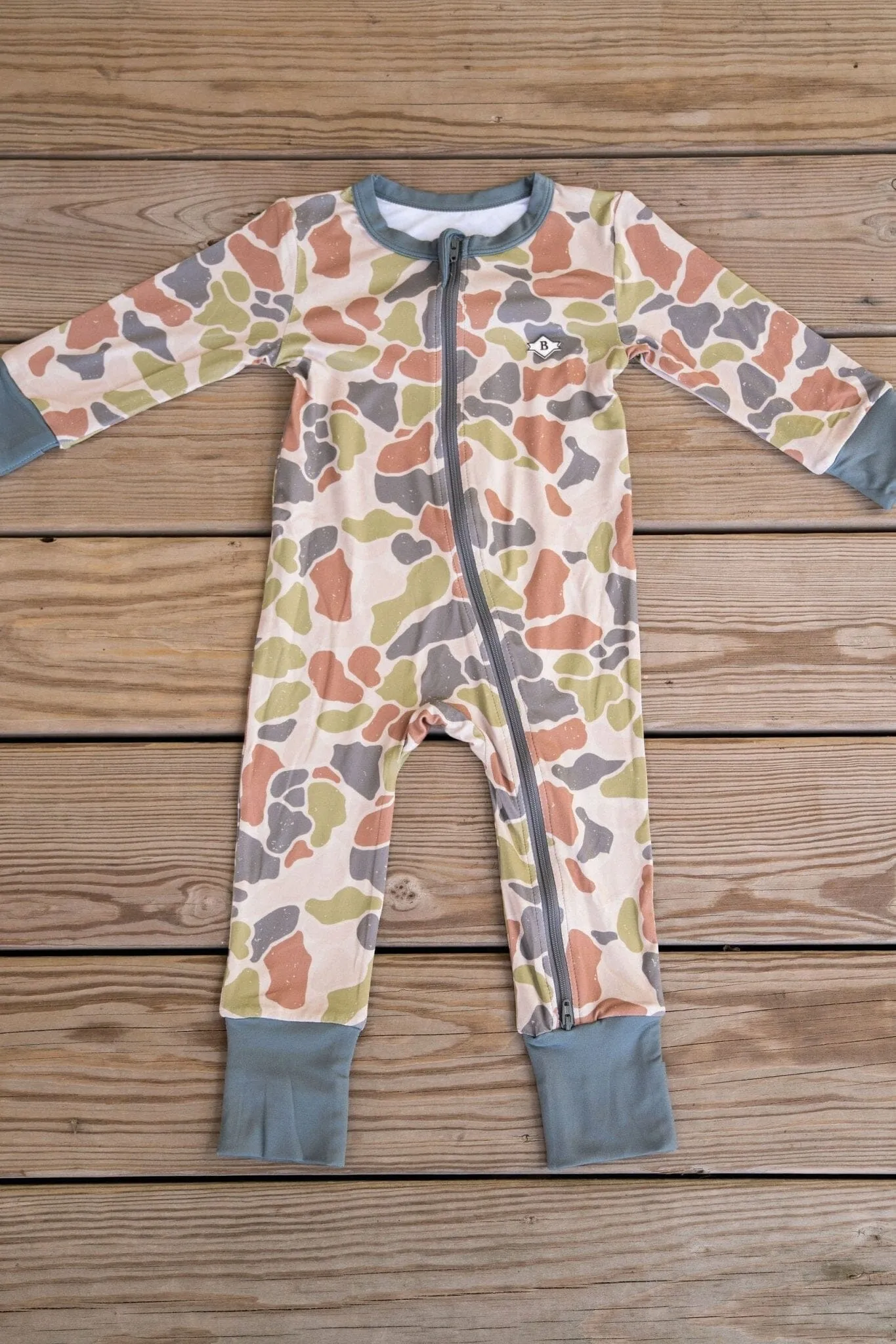 Baby Zip Up - Driftwood Camo