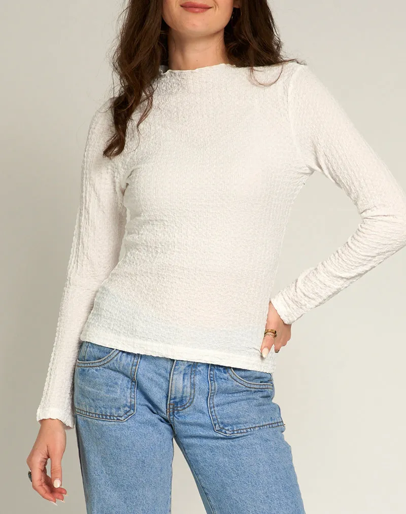 Bliss & Sleek Basic Ribbed Long Sleeve Shirt