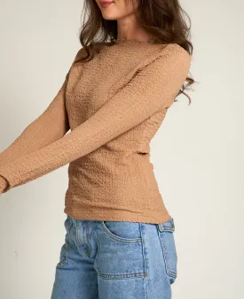 Bliss & Sleek Basic Ribbed Long Sleeve Shirt