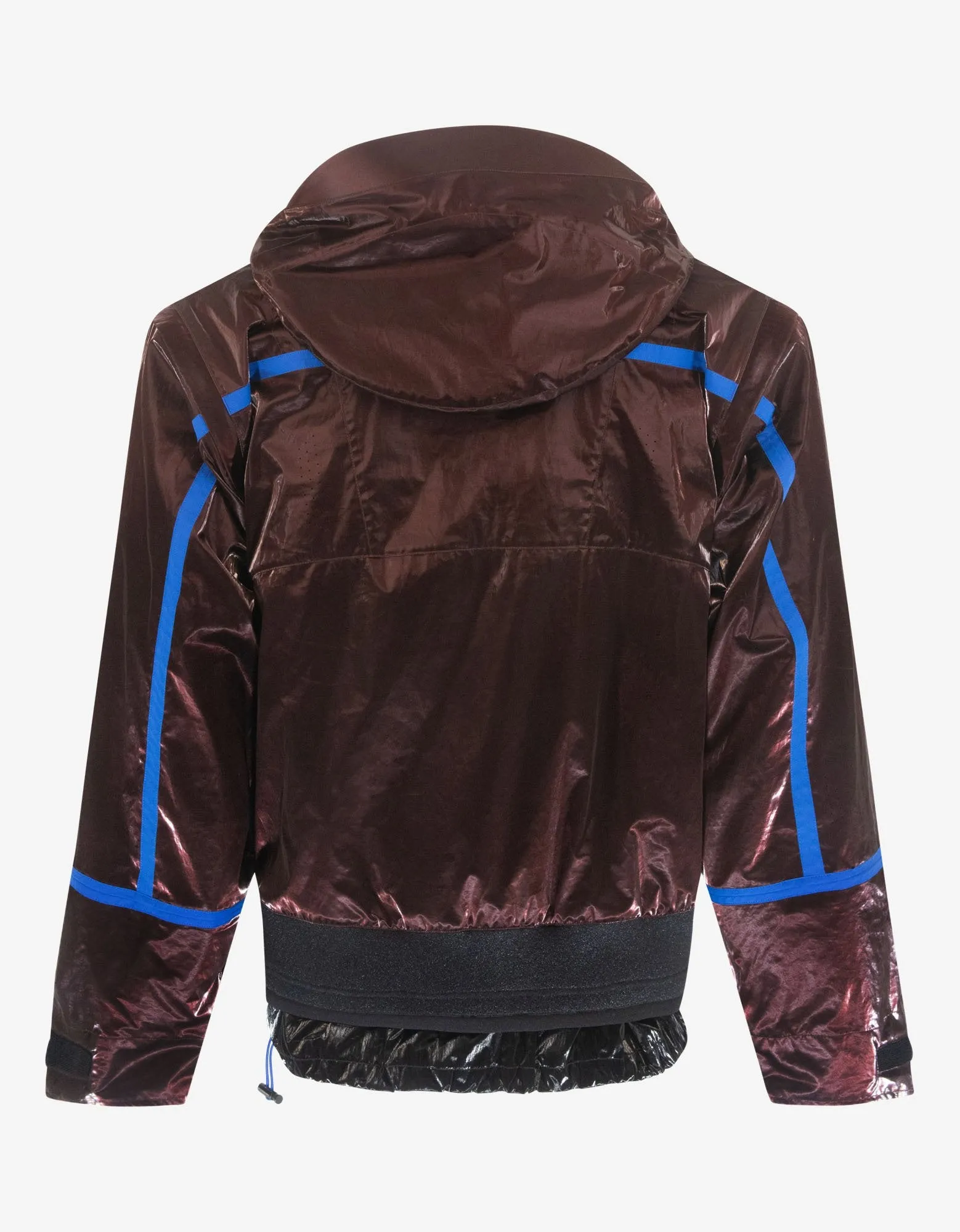 Burgundy Wax Cotton Windbreaker