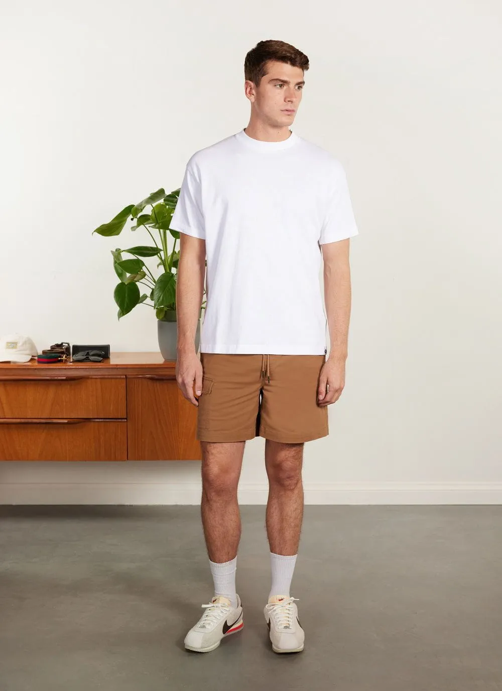 Cargo Shorts | Cotton | Tan