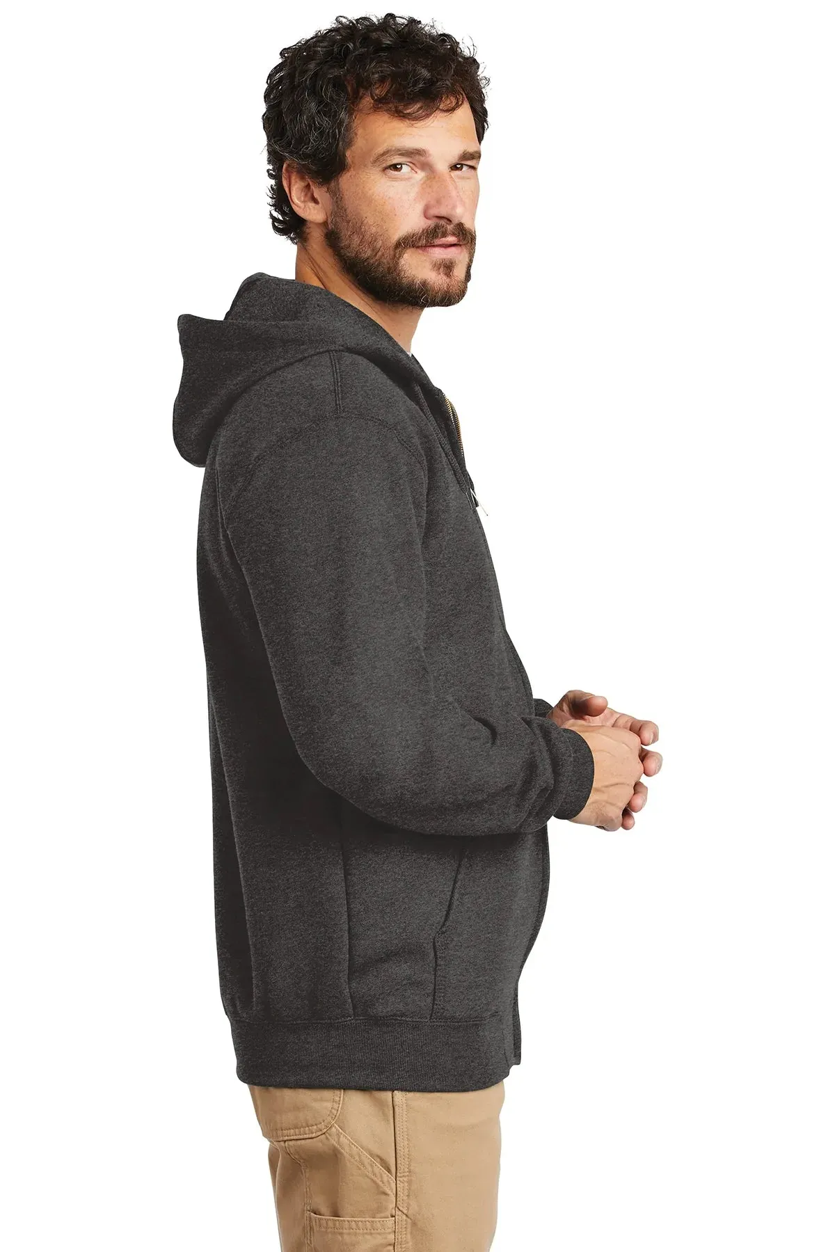 Carhartt Midweight Zip Up Hoodies, Carbon Heather