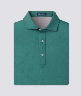 Clarence Mini Diamond Jacquard Performance Polo