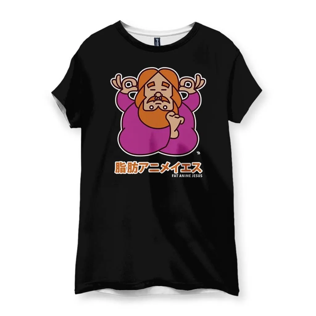 Fat Anime Jesus Women's T-Shirt