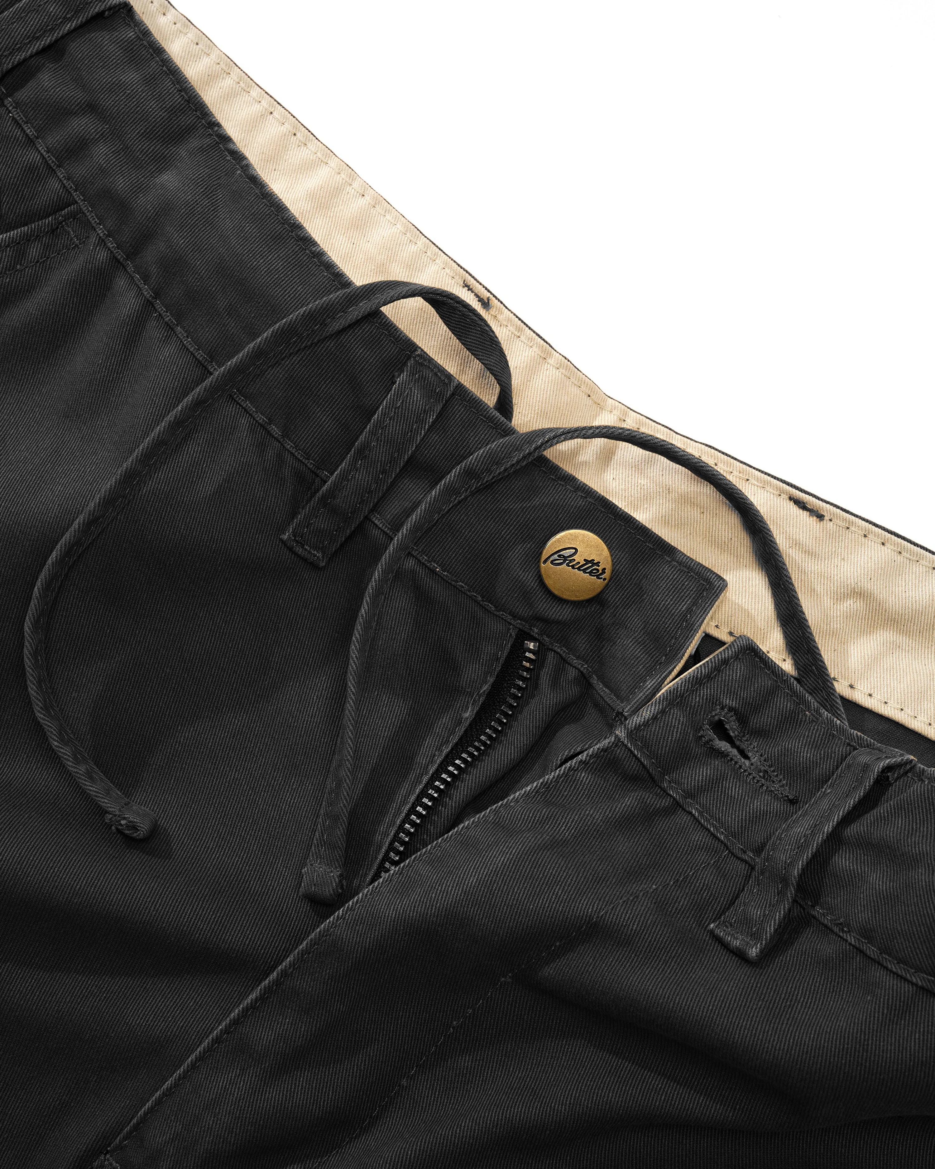 Field Cargo Shorts, Washed Black