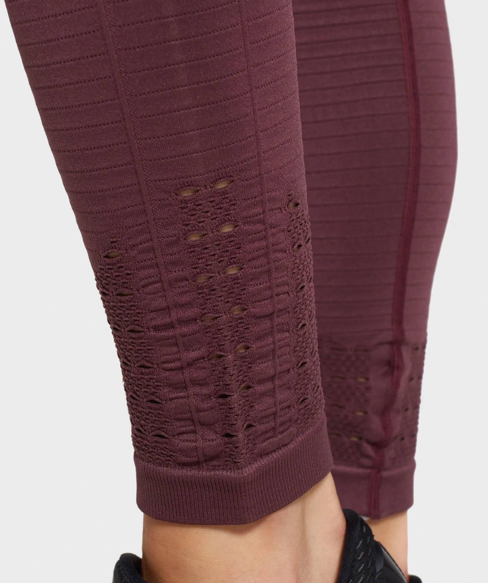 Gymshark Energy  Seamless Leggings - Berry Red