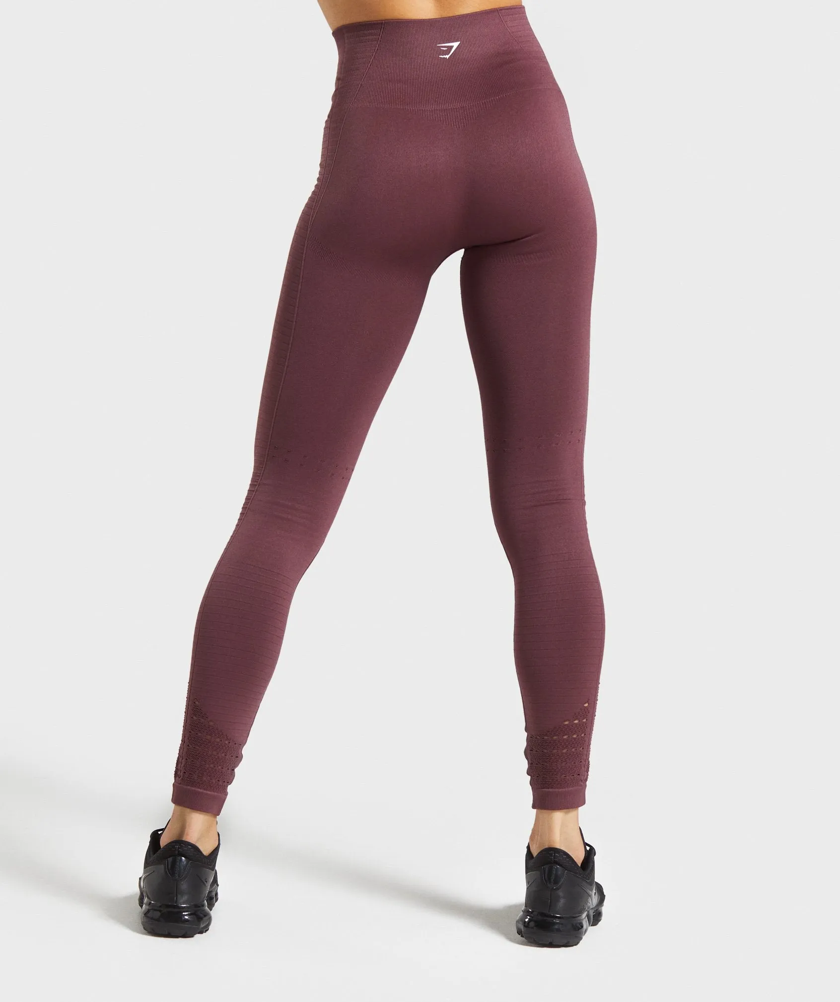 Gymshark Energy  Seamless Leggings - Berry Red