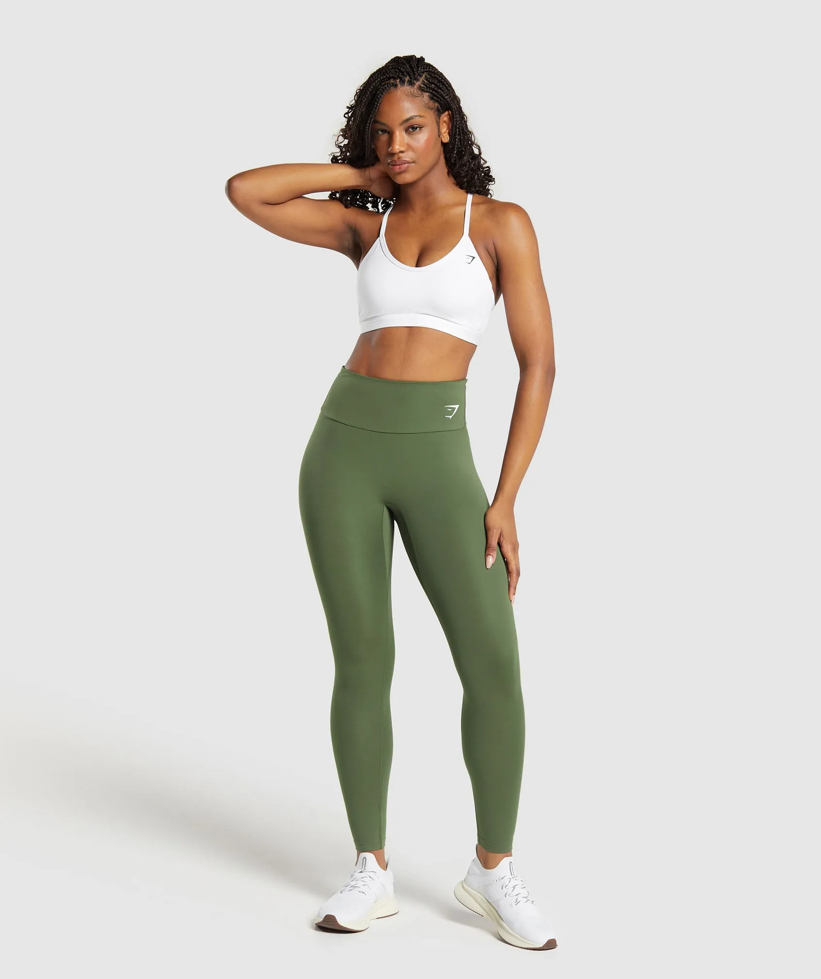 Gymshark Training Leggings - Core Olive