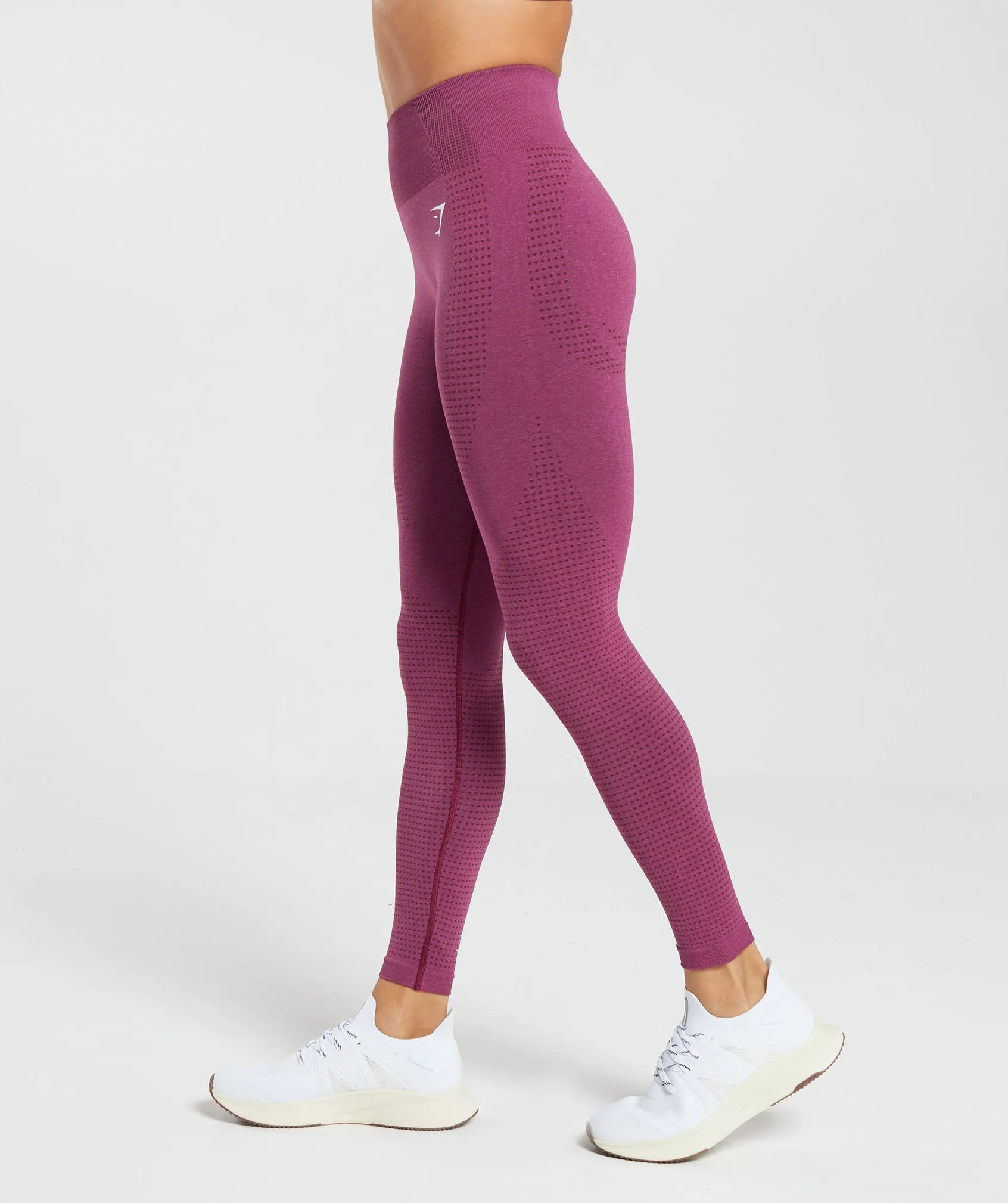 Gymshark Vital Seamless  2.0 Leggings - Plum Pink Marl