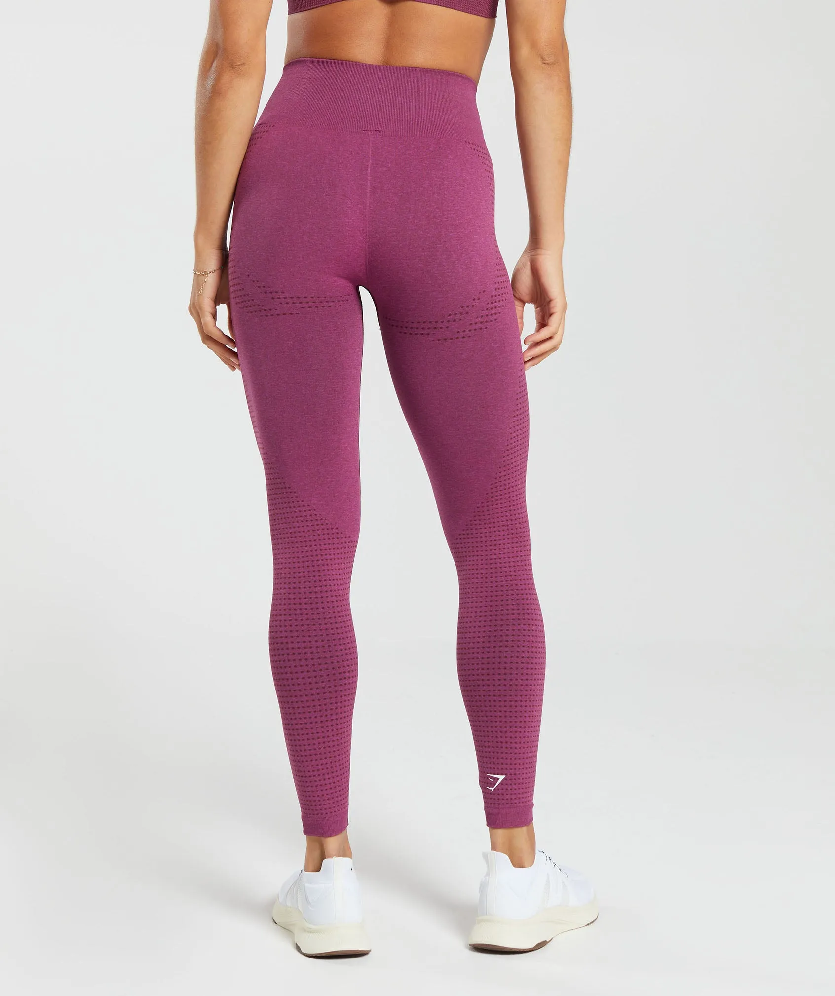 Gymshark Vital Seamless  2.0 Leggings - Plum Pink Marl