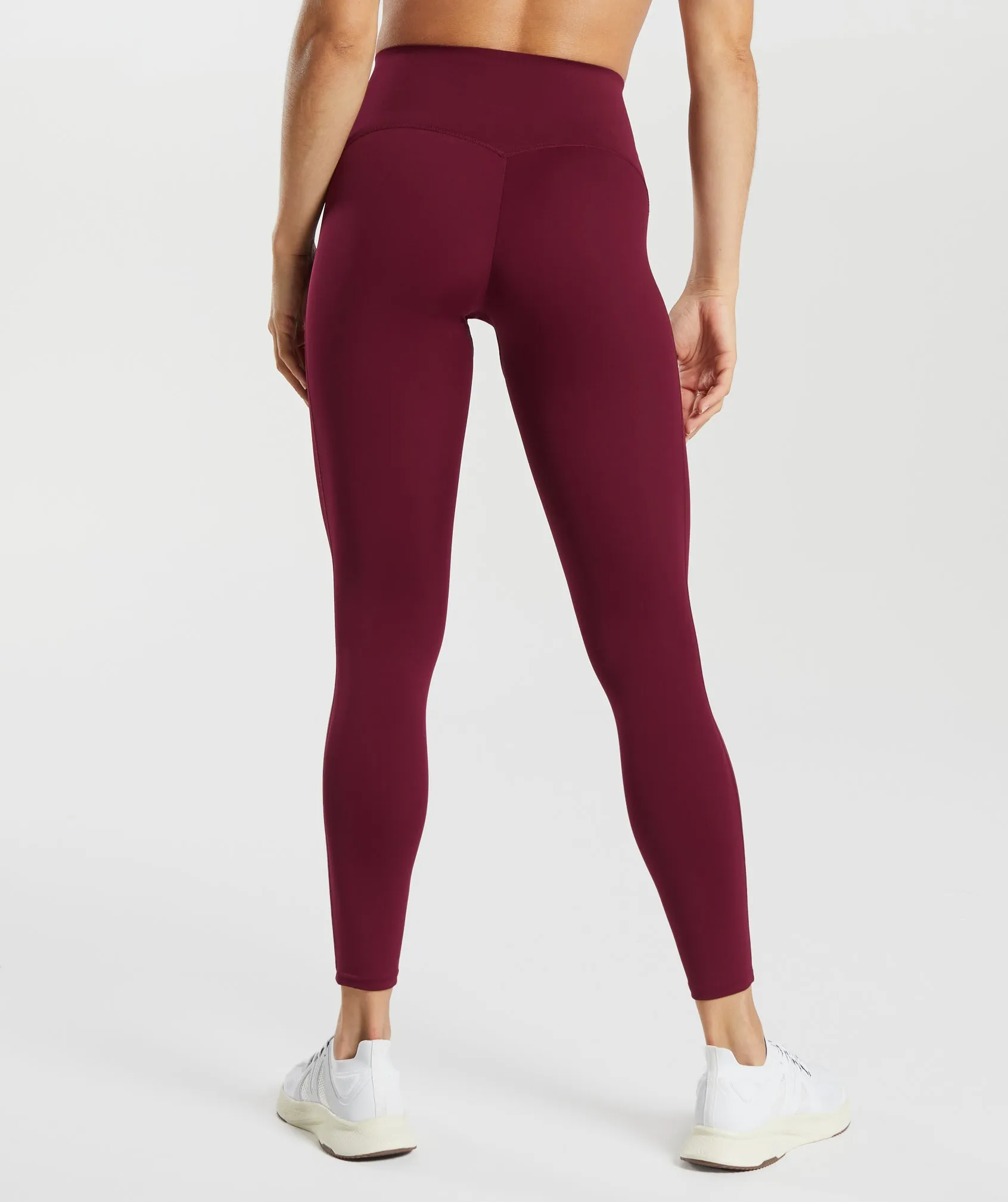 Gymshark Waist Support Leggings - Plum Pink