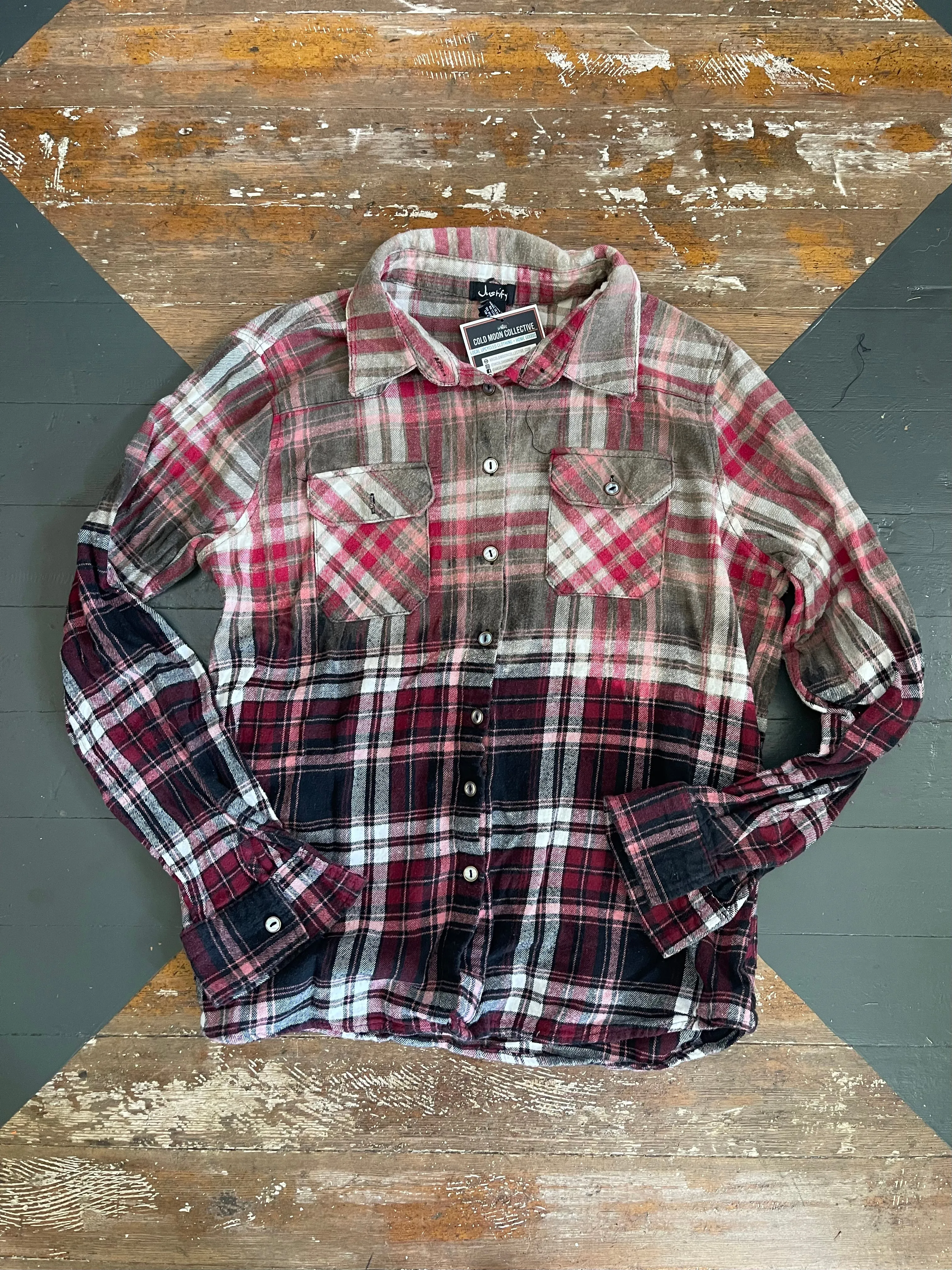 KIDS BLEACHED FLANNEL - 16