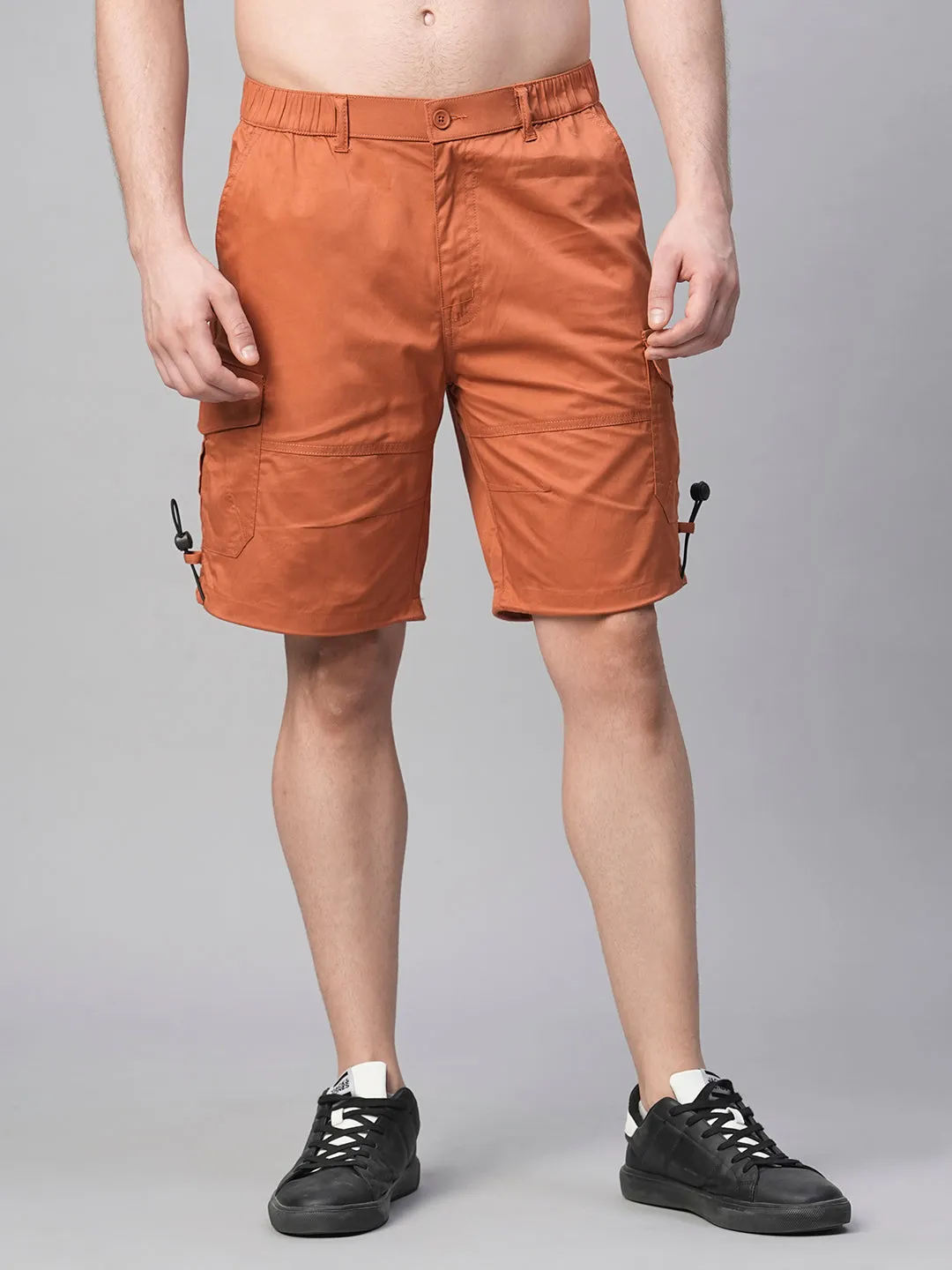 Mens Woven Shorts - Rustic Orange