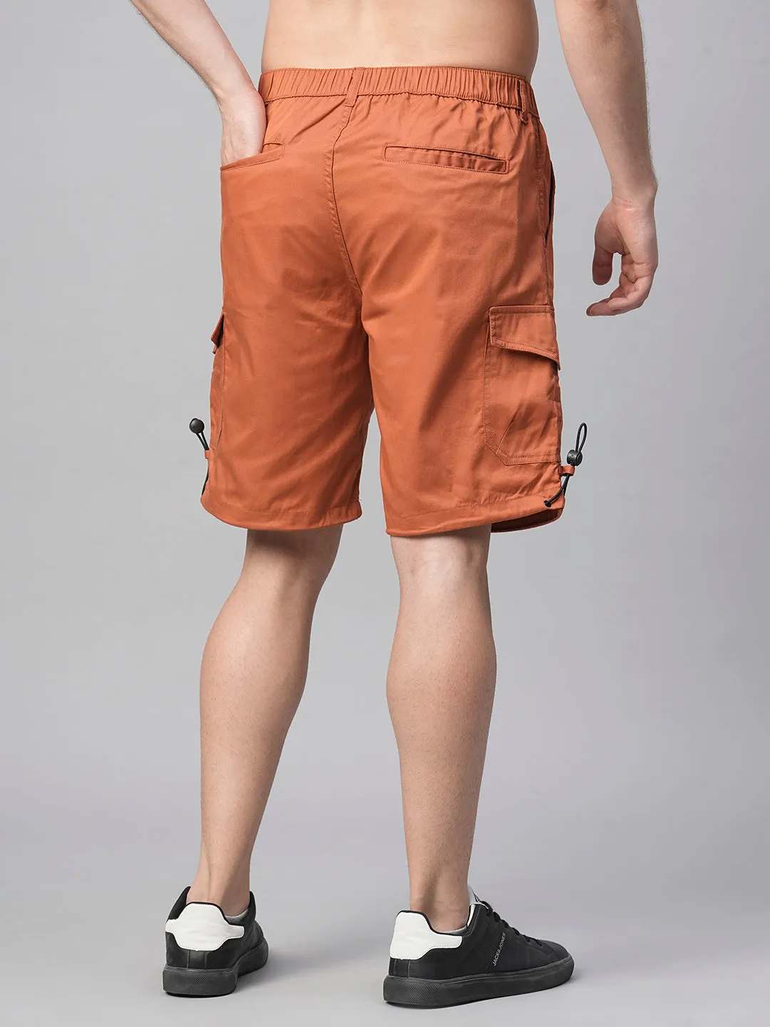 Mens Woven Shorts - Rustic Orange