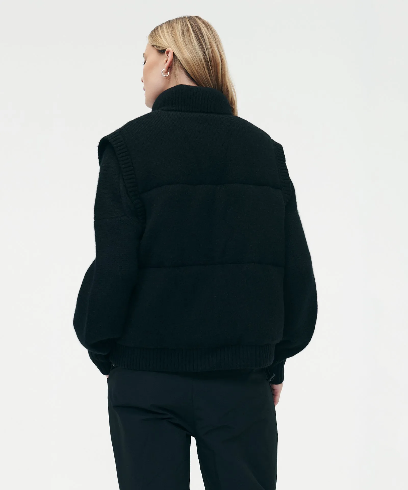 Merino Cashmere Puffer Vest