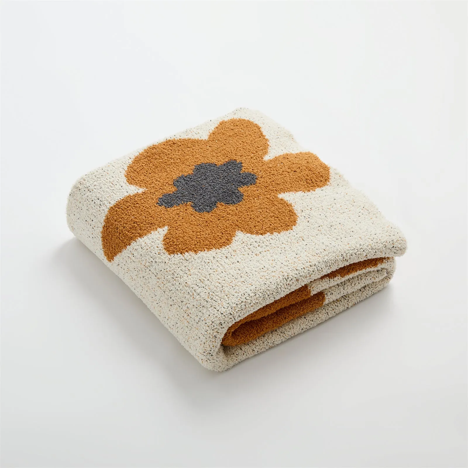 Microfiber Flower Throw-C