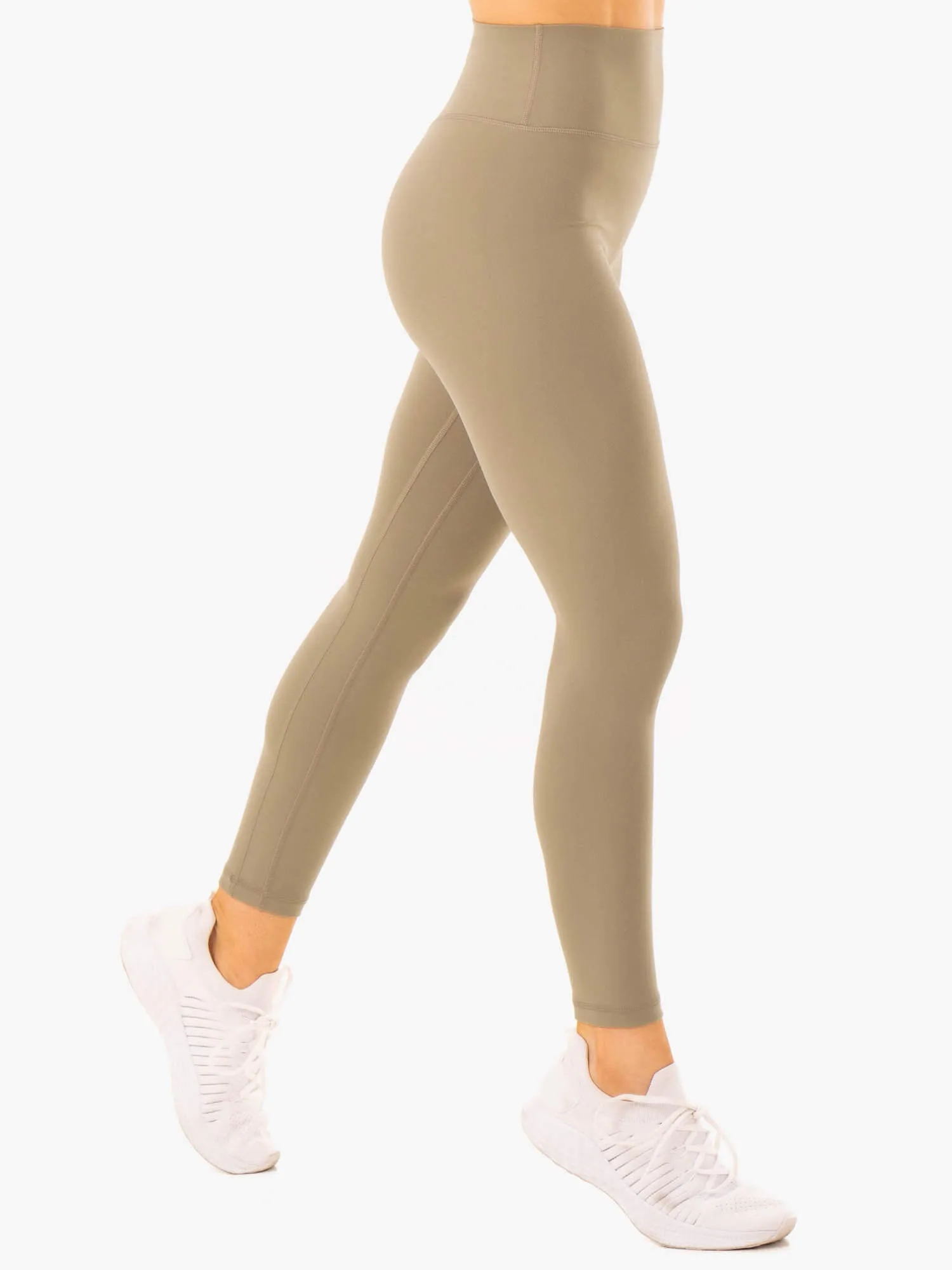 NKD Refine High Waisted Leggings - Khaki