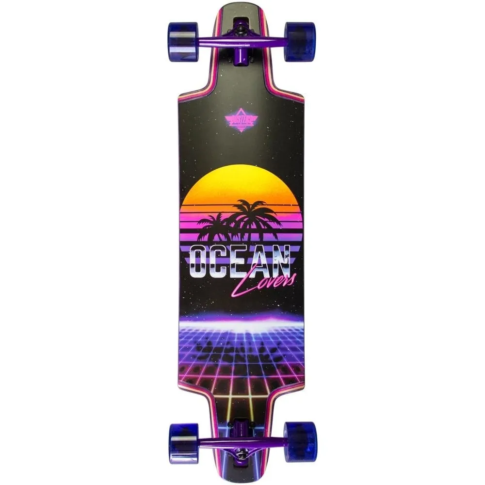 Ocean Lovers Purple 36" Complete Longboard