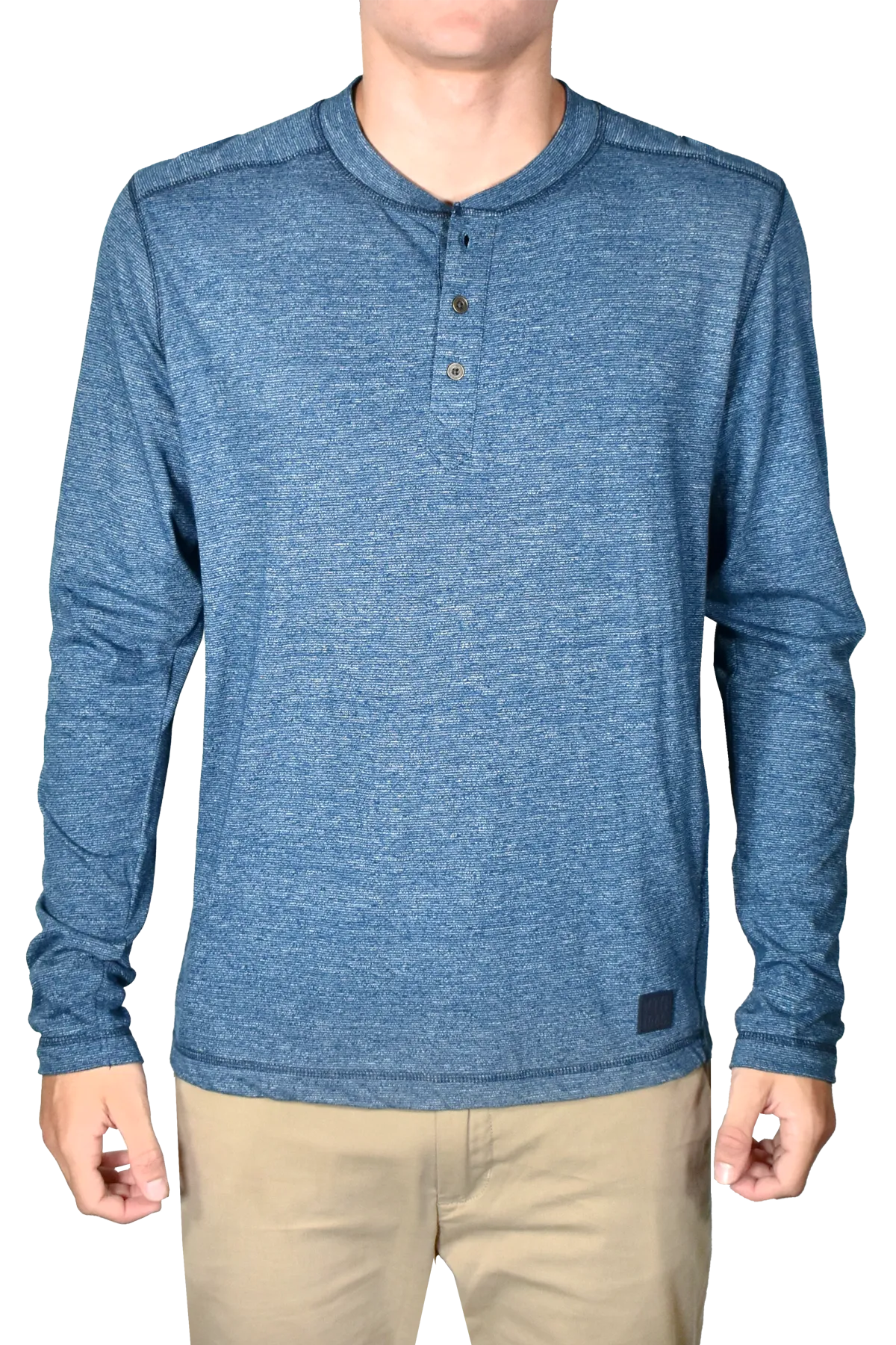 Overdyed Mock Twist Henley