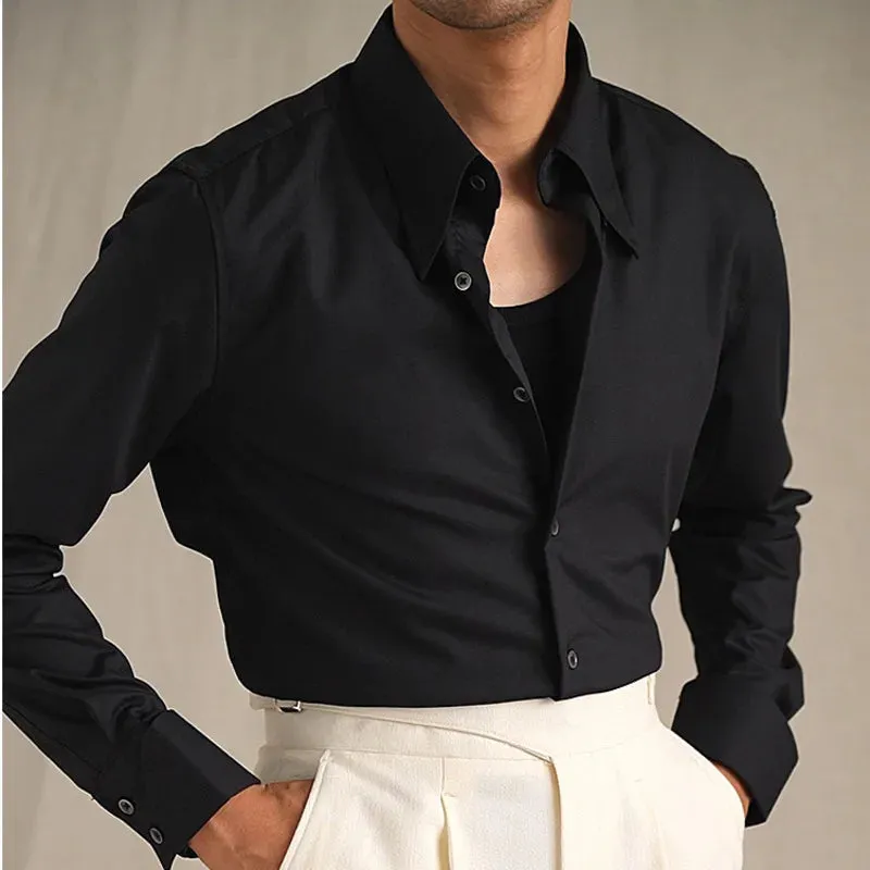 Party tuxedo long sleeve shirt