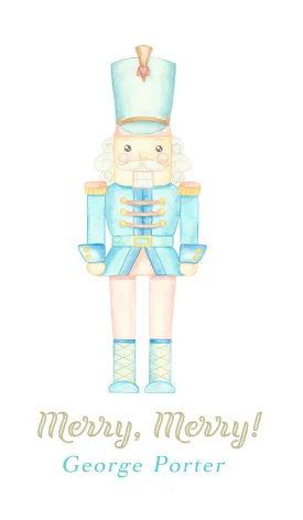 Pastel Nutcracker Tag II