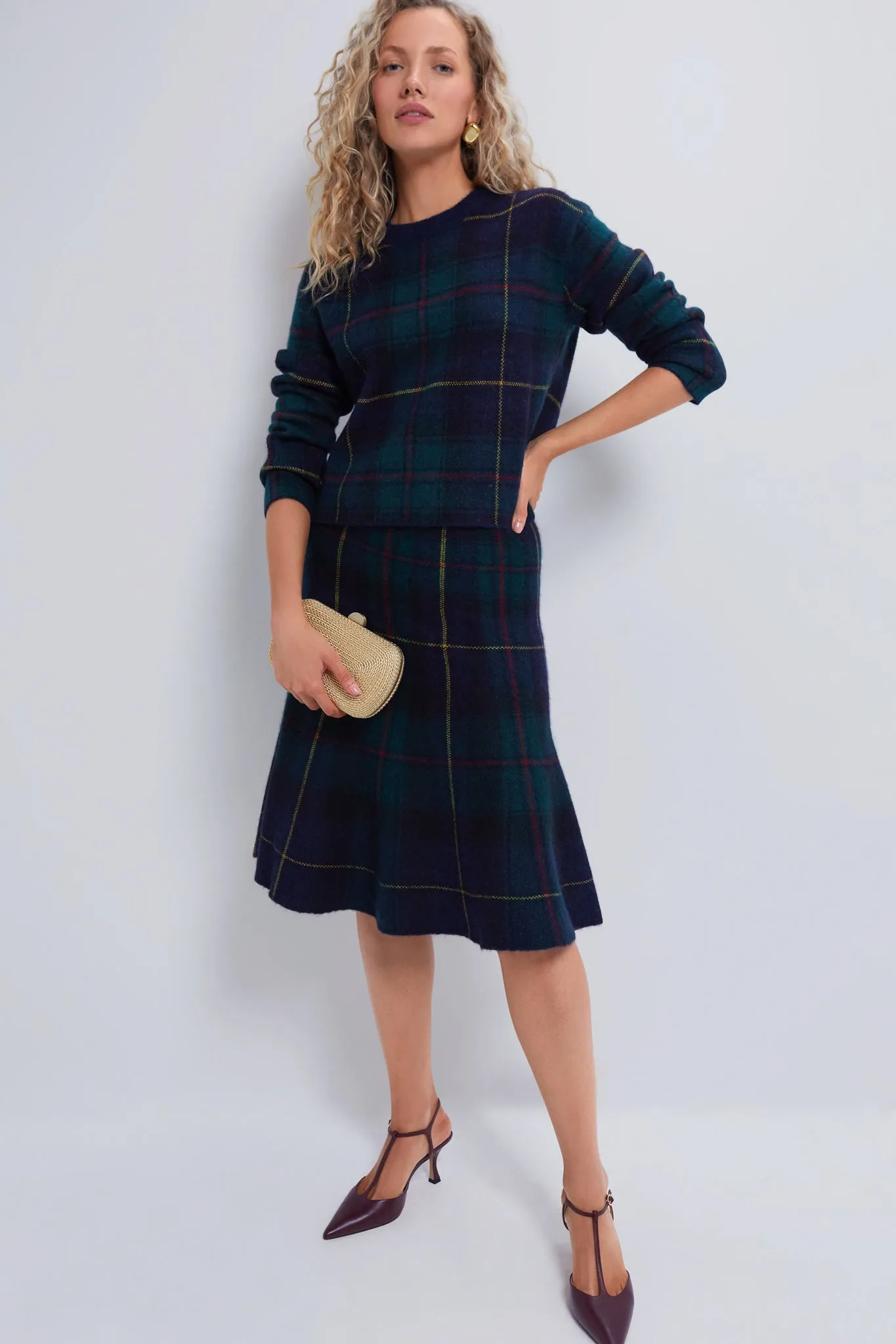 Polo Tartan A-line Skirt