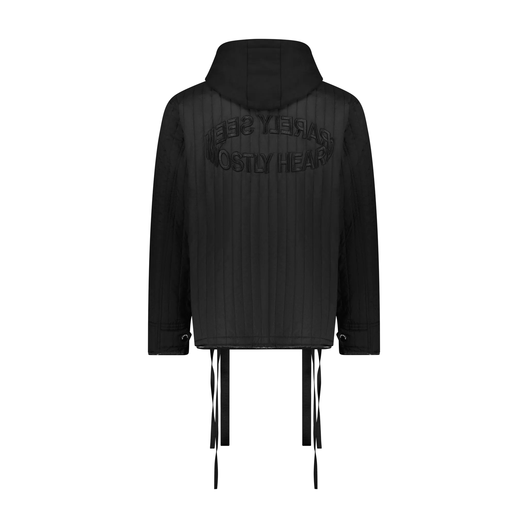 "QUILTED M65 ZIP UP HOODIE"