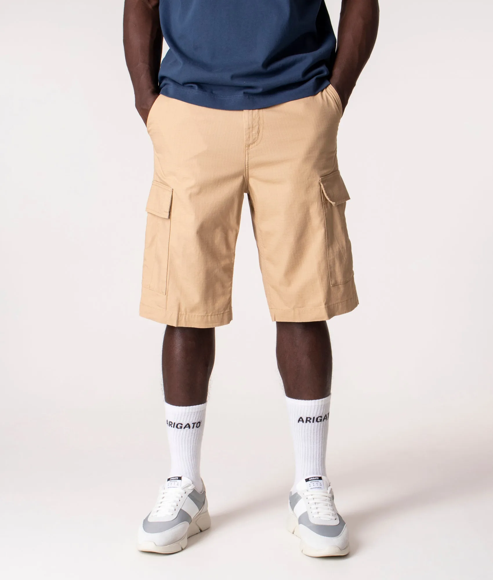 Regular Fit Ripstop Cargo Shorts