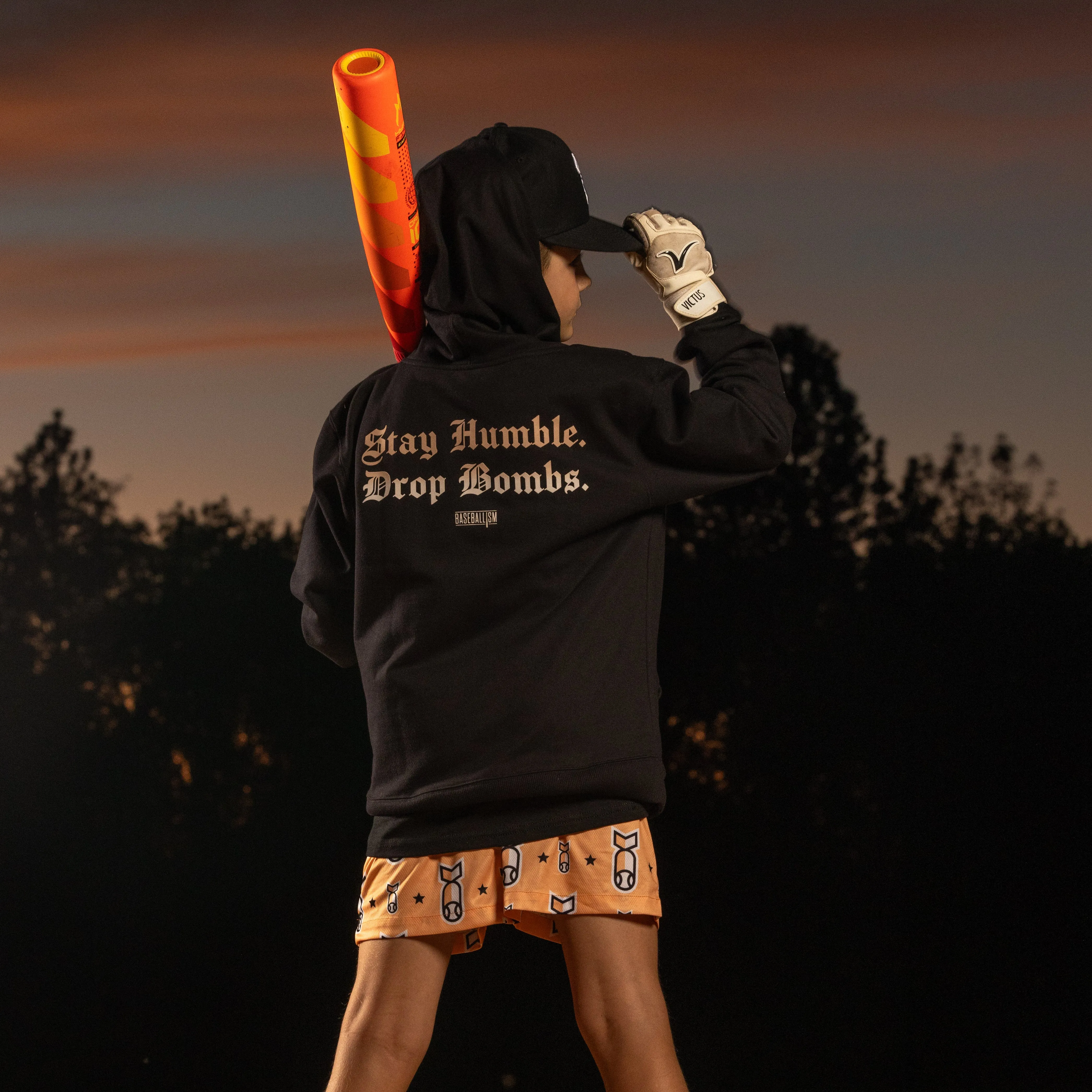 Stay Humble Drop Bombs Hoodie - Youth