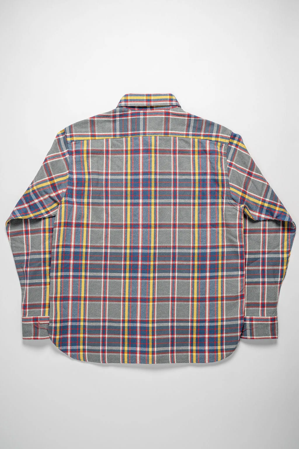 Sugar Cane Lot No. SC29363 Twill Check Work Shirt - Grey