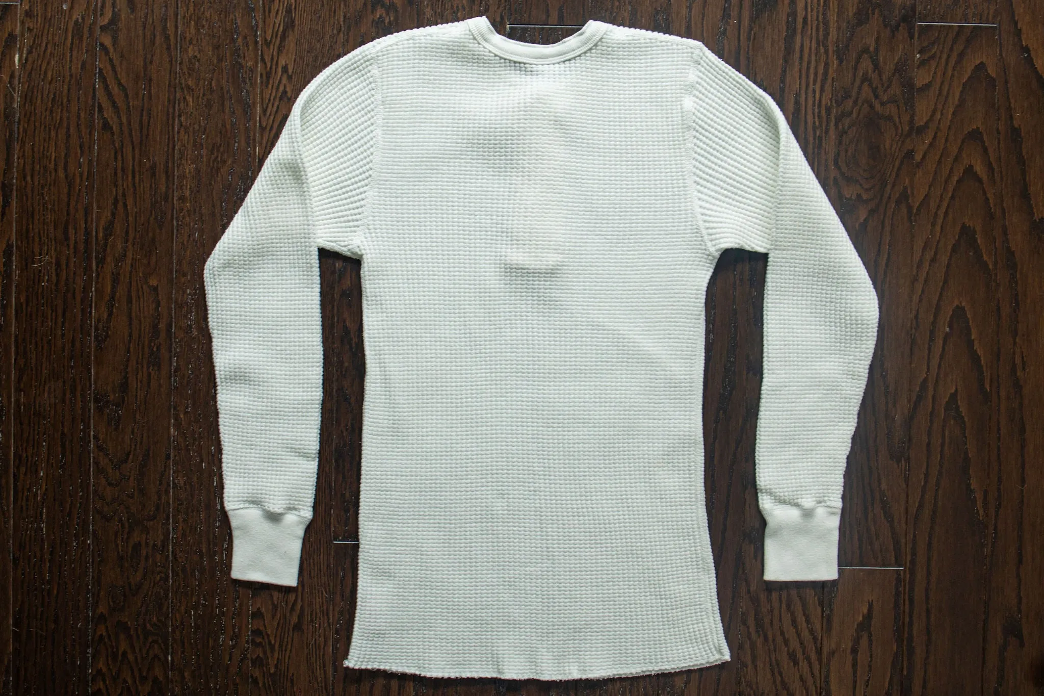 UES Big Waffle Henley - Off-White